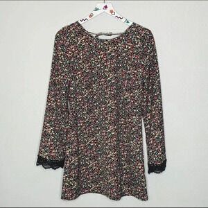 Band of Gypsies Floral Tie-Back Dress